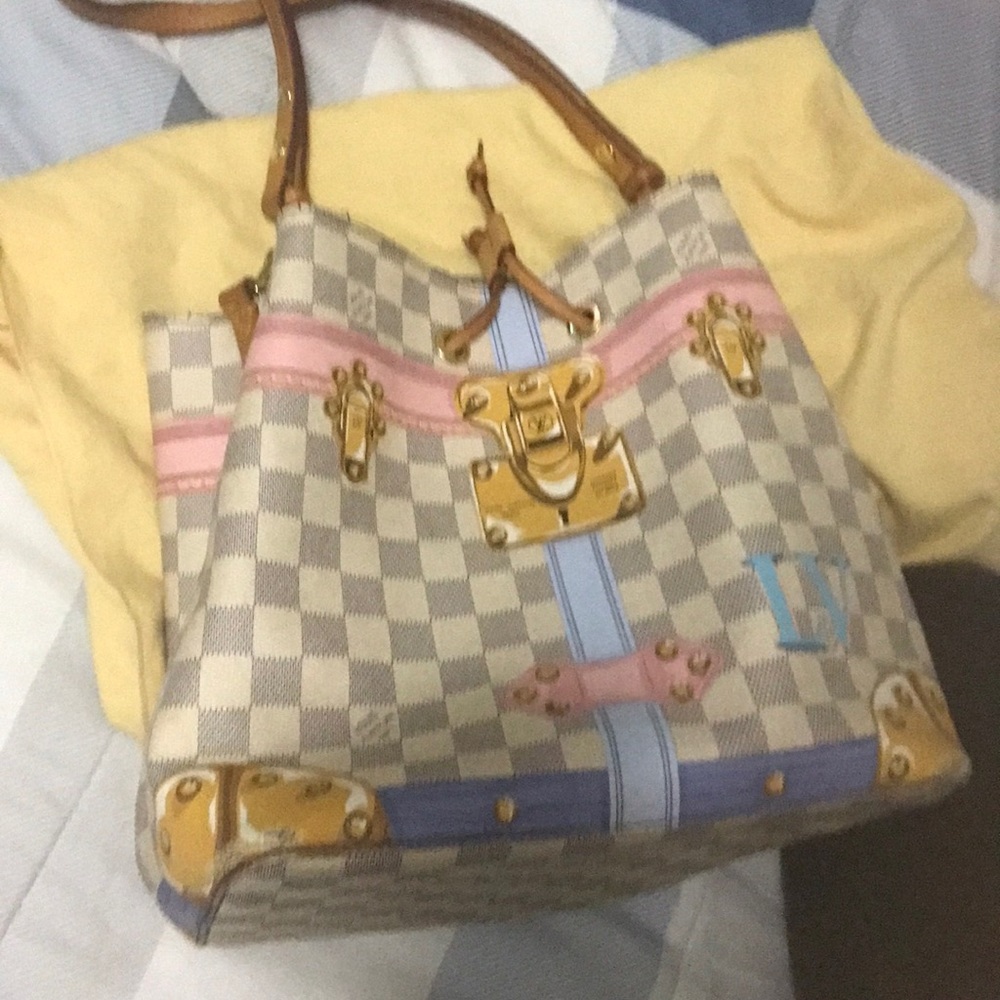 Limited addition summer Louis Vuitton trunk bag